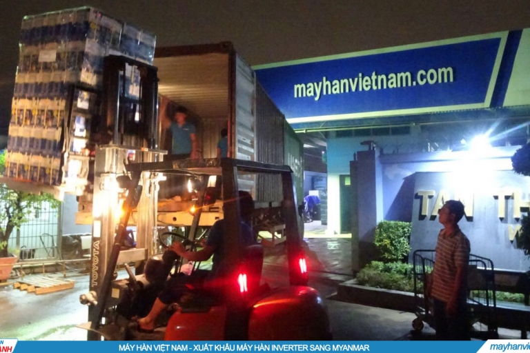 Xuất khẩu máy hàn Inverter sang Myanmar