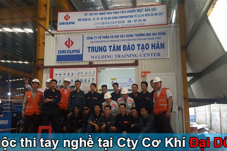 Máy hàn Tân Thành tại Cuộc Thi Tay Nghề của Công ty Cơ Khí Đại Dũng